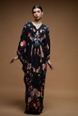 Black Floral Luxe Kaftan