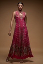 Fuchsia Radiance Sleeveless Gown