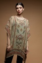 Desert Bloom Farasha with Digital Print and Swarovski Embellishments