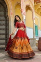 Radiant Shawl Print Lehenga Set