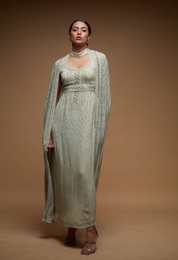 Ivory Grace Circular Kaftan