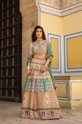 Mehfil-e-Gul Embroidered Lehenga Set